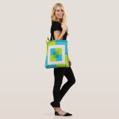labyrint van verse snede tote bag (Op model)