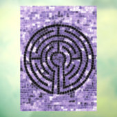 LABYRINT VI Raamsticker 8x11 (Vel 3)