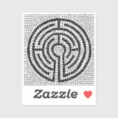 LABYRINT VII 2x2 Vinyl Sticker (Vel)