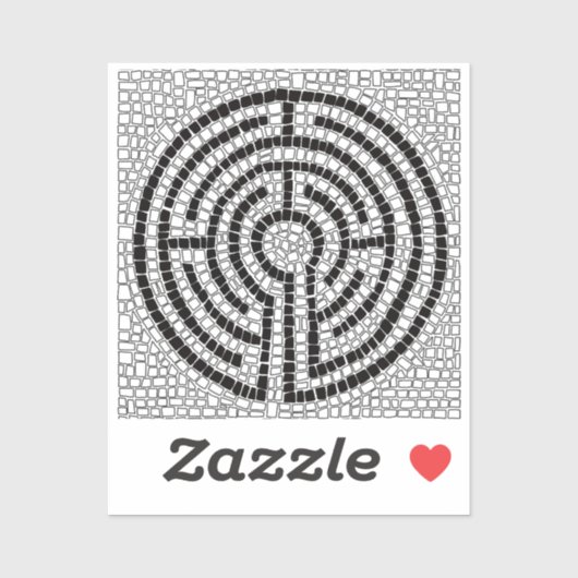 LABYRINT VII 2x2 Vinyl Sticker (Vel)