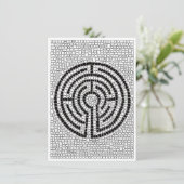 LABYRINT VII 4.5x6.25 Vlakke Kaart (Staand voorkant)