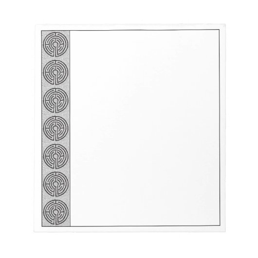 LABYRINT VII 5.5x6 Notitieblok (Voorkant)