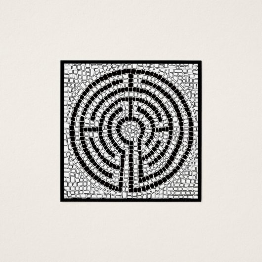 LABYRINT VII Vierkant Visitekaartje (Voorkant)