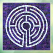 LABYRINT VIII 12x12 Raamsticker (Vel 3)
