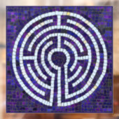 LABYRINT VIII 12x12 Raamsticker (Vel 2)