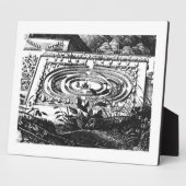 Labyrinth at Heidelberg, Hortus Palatinus (gravi) Fotoplaat (Zijkant)