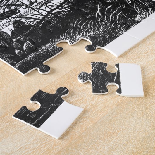 Labyrinth at Heidelberg, Hortus Palatinus (gravi) Legpuzzel (Zijkant)