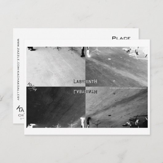 LABYRINTH BRIEFKAART (Voorkant / Achterkant)