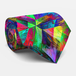 Labyrinth coole trippy moderne abstracte kunst stropdas