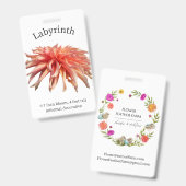 Labyrinth Dahlia ID Badge (Voor- en achterkant)
