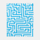 Labyrinth Fleece Deken (Voorkant)