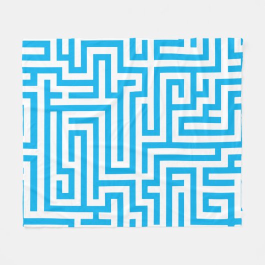 Labyrinth Fleece Deken (Voorkant (Horizontaal))