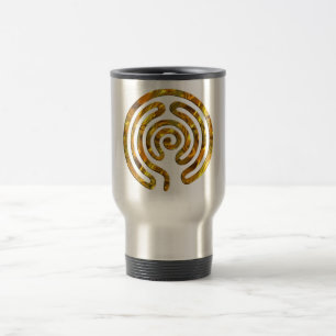 Labyrinth GOLD Reisbeker