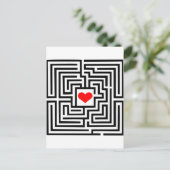 Labyrinth - Heart Briefkaart (Staand voorkant)