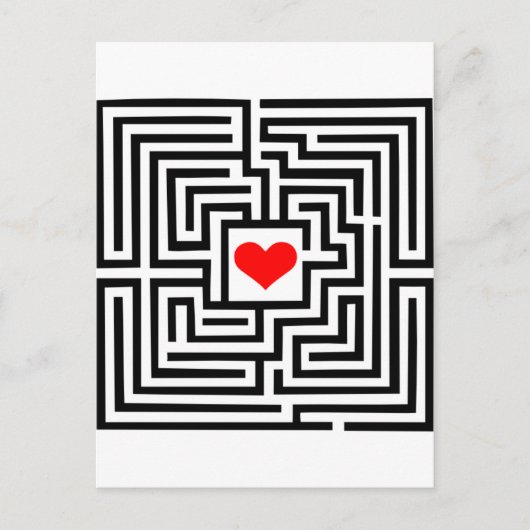 Labyrinth - Heart Briefkaart (Voorkant)