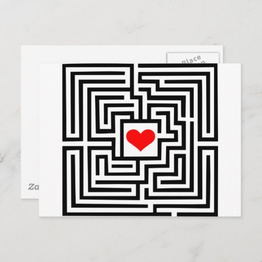 Labyrinth - Heart Briefkaart (Voorkant / Achterkant)