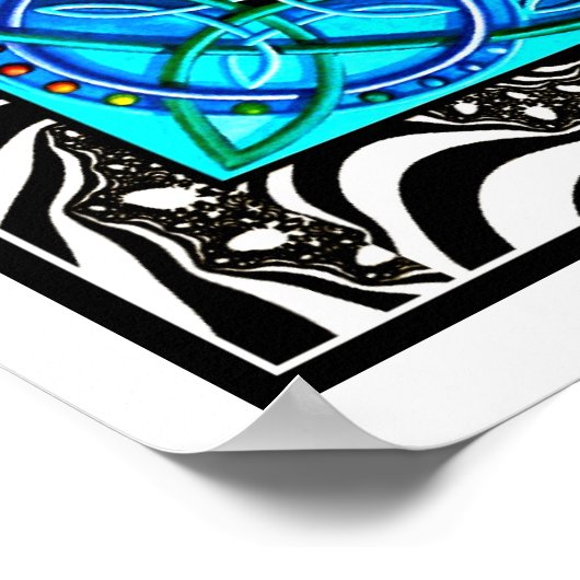 Labyrinth het pad van de minste weerstand poster (Hoek)