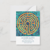 LABYRINTH II 3.5x2.5 Visitekaartje Notitiekaartje (Voorkant)