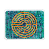 LABYRINTH II 3x4 Flexibele Magneet - Wit (Horizontaal)