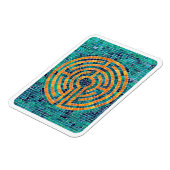 LABYRINTH II 3x4 Flexibele Magneet - Wit (Linkerzijde)