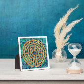 LABYRINTH II 5.25 Vierkante Plaque - Wit Fotoplaat (Insitu)