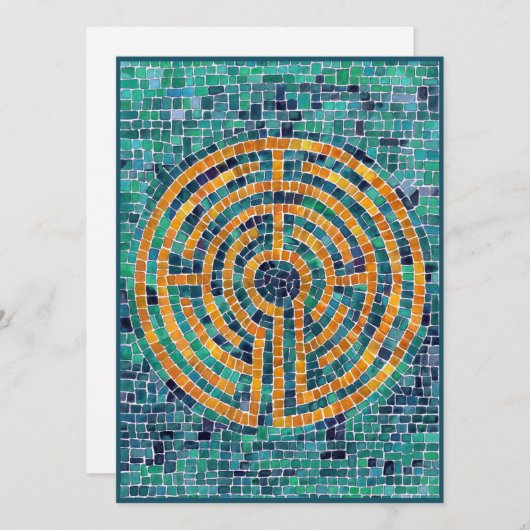 LABYRINTH II 5.5x7.5 Vlakke Kaart (Voorkant / Achterkant)