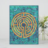 LABYRINTH II 6.5x8.75 Vlakke Kaart (Staand voorkant)