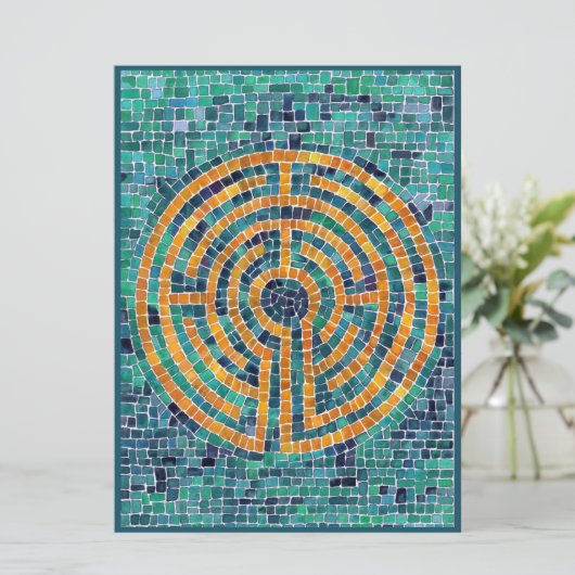 LABYRINTH II 6.5x8.75 Vlakke Kaart (Staand voorkant)