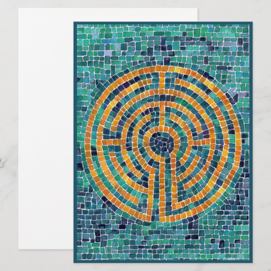 LABYRINTH II 6.5x8.75 Vlakke Kaart (Voorkant / Achterkant)