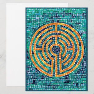 LABYRINTH II 6.5x8.75 Vlakke Kaart