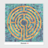 LABYRINTH II 8x8 Vinyl Sticker (Vel)