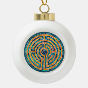 LABYRINTH II Keramische Bal Ornament