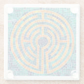 LABYRINTH II Onderzetter - Wit (Achterkant)