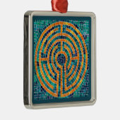 LABYRINTH II Premium vierkante ornament (Rechts)