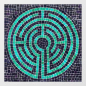 LABYRINTH III 12x12 Raamsticker (Vel)