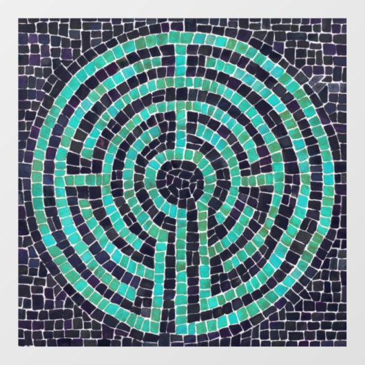 LABYRINTH III 12x12 Raamsticker (Vel)