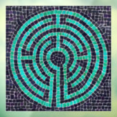 LABYRINTH III 12x12 Raamsticker (Vel 3)