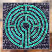 LABYRINTH III 12x12 Raamsticker (Vel 2)