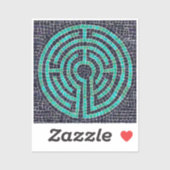 LABYRINTH III 2x2 Vinyl Sticker (Vel)