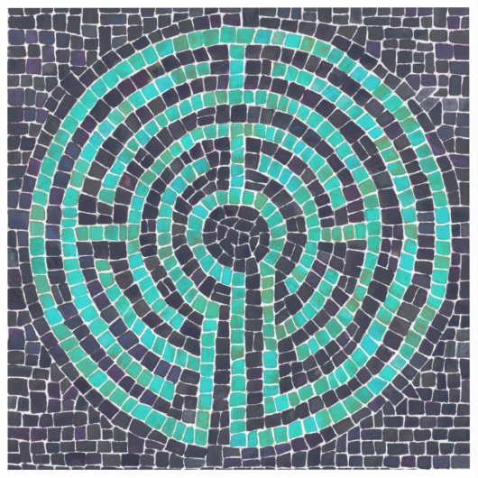 LABYRINTH III 2x2 Vinyl Sticker (Voorkant)