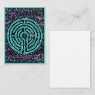 LABYRINTH III 3.5x2.5 Vlakke Nota Kaart II Notitiekaartje