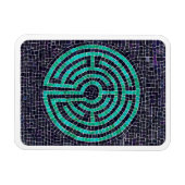 LABYRINTH III 3x4 Flexibele Magneet - Wit (Horizontaal)