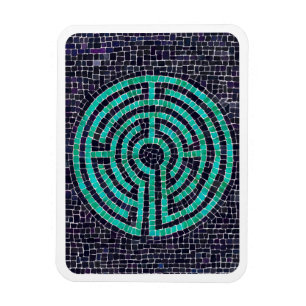 LABYRINTH III 3x4 Flexibele Magneet - Wit