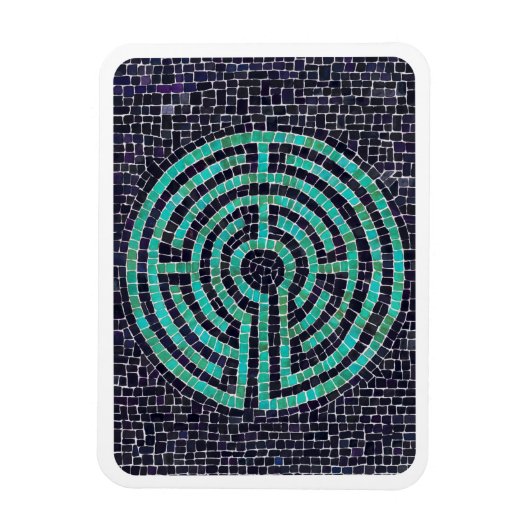 LABYRINTH III 3x4 Flexibele Magneet - Wit (Verticaal)