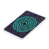 LABYRINTH III 3x4 Flexibele Magneet - Wit (Linkerzijde)