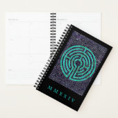 LABYRINTH III 5.5x8.5 Planner + Tekst / Zwart (Display)