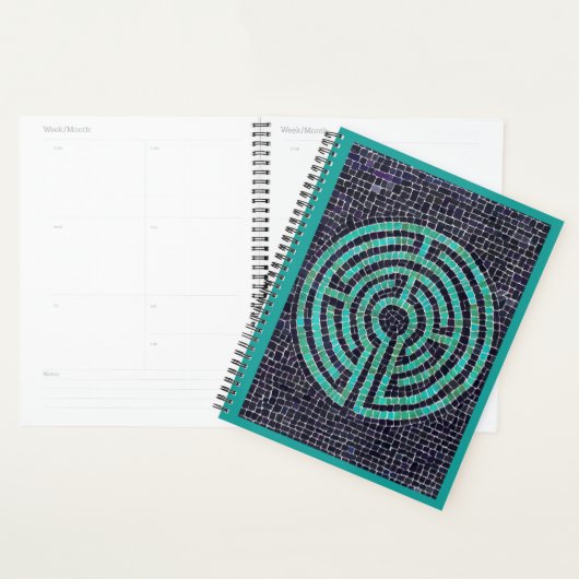 LABYRINTH III 8.5x11 Planner / Turquoise (Display)