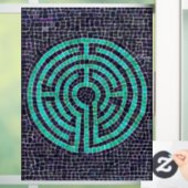 LABYRINTH III 8x11 Venstervastklampen Raamsticker (Huis)