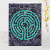 LABYRINTH III Groot Wenskaart Kaart (Gele Bloem)