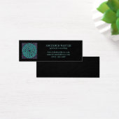 LABYRINTH III Mini Visitekaartje - Zwart (Bureau)